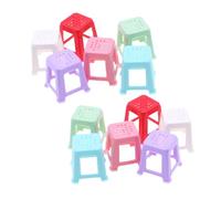 WEKAMOS Lot De 12 Mini Supports De Toile En Plastique 1.57In X 1.57In Chevalets De Table Stables Pour Peinture Pouring Et Exposition D'Ornements Miniatures Polyvalents