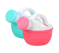 WEKAMOS Lot de 2 Arrosoirs D'été en Plastique pour Garçon et Filles, Mini Arrosoirs de Plage et Jardin, Légers et Colorés, Jouets D'arrosage Jeux en Extérieur, Adaptés Couleur Aléatoire