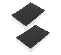 WEKAMOS Lot de 2 Mini Carnets de Croquis Vierges Format Bande Dessinée, Papier à Dessin Épais Anti-traversée, Noir, Petit Carnet de Dessin Portable pour Garçon et Filles et