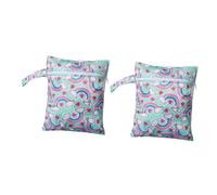 WEKAMOS Lot De 2 Paquets Imperméables Suspendus pour Bébé, Pochettes Étanches en Polyester, Compactes Et Légères, pour Voyages Et Sorties Quotidiennes