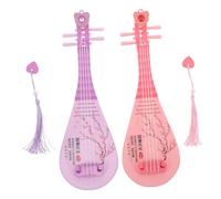 WEKAMOS Lot De 2 pour L'Éducation Petite Enfance pour Enfants Instrument De Musique Chinois De Musique pour Bébé Luth Pipa Chinois en Plastique