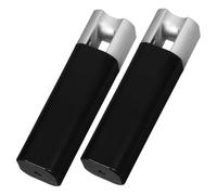WEKAMOS Lot De 2 Tendeurs De Rideaux Chaîne De Store Poids De Store Cordon De Traction Embout De Cordon De Traction Poignée De Store Enrouleur Raccords en Plastique Noir
