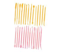 WEKAMOS Lot De 28 Stylos De Modelage Argile Outils En Céramique Pour Fondant Modelage De Gâtes Poterie Outils De Moulage Argile De Sculpture Pour Fondant