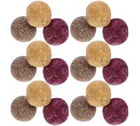 WEKAMOS Lot de 36 Balles à Mâcher pour Lapins 3 CM Mélange de Rose Calendula et Foin Naturel Jouets pour Dents de Lapin Divertissement et Hygiène Dentaire Accessoires pour Cage