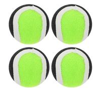 WEKAMOS Lot de 4 Balles Collantes 635 CM Ventouse à Lancer et Attraper pour Garçon et Filles Surface en Flanelle Plastique Élastique Jeu de Coordination Main-Œil Couleur Aléatoire