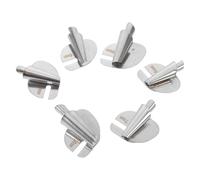 WEKAMOS Lot De 6 Pieds Ourleurs Réglables avec Ourlet Roulé Large pour Machine À Coudre Pied Ourleur Incurvé pour Bordure De Couture Repliable Argenté