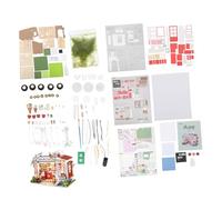 WEKAMOS Maison Miniature Fait Main Kit Modèle Miniature Jouet Cadeau Anniversaire