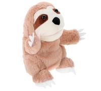 WEKAMOS Marionnette à Main Paresseux Peluche Interactive pour Garçon Fille Animation pour Conte et Jeu de Rôle Accessoire Éveil et Communication Parent-garçon Fille