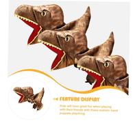 WEKAMOS Marionnette Dinosaure Main Réaliste pour Garçon Fille et Adultes Interactif pour Améliorer Motricité et Communication Jeu Éducatif Parental et Imagination Lavable et Unique