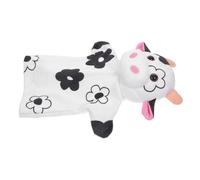 WEKAMOS Marionnette Main Vache Peluche Douce Ferme Garçon Fille Jeu Imaginaire Éducatif Préscolaire