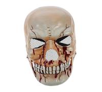 WEKAMOS Masque Squelette Effrayant Halloween avec Bouche Mobile Décoration Cosplay pour Fête Déguisée Accessoire Dambiance Macabre