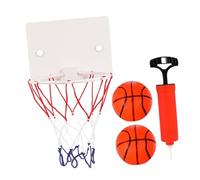 WEKAMOS Mini Panier de Basket Mural pour Garçon Fille avec Ventouses de Basket Intérieur Portable Kit Comprenant Panneau Ballons et Gonfleur Jeu Sportif Ludique pour Petits Joueurs