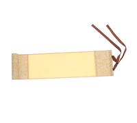 WEKAMOS Mini Rouleau de Tissu Vintage Rétro 30x15 Cm, Parchemin Vierge pour Calligraphie et Peinture, Support Mural Décoratif pour Artistes et Amateurs d'art Chinois