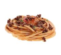 WEKAMOS Modèle de Pâtes Spaghetti Réaliste pour Décoration et Présentation Texture Authentique Accessoire de Cuisine et Vitrine pour Restaurants et Collections