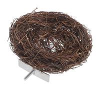 WEKAMOS Nid Oiseau Tissé Rotin Naturel pour Abri Refuge Nidification Oiseaux Petit Animal Décoration Intérieur Jardin