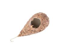 WEKAMOS Nid Oiseau Tressé Paille Suspendu pour Élevage Artisanal et Refuge Naturel pour Oiseaux Intérieur et Extérieur