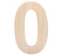 WEKAMOS Numéros Bois Pour Décoration De Plaque Numéro Vide Pour Bébés Artisanat Bois Non Peint Pour Anniversaires Et Séances Photo