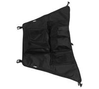 WEKAMOS Organisateur de Poussette Noir Grande Capacité, Tissu Oxford avec 7 Compartiments Multiples, Paquet Suspendu Pratique pour Bébé, Rangement pour Sorties et Voyages en Famille