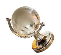 WEKAMOS Ornement Globe de Bureau Verre Borosilicate Modèle Créatif Transparent pour Décoration Maison Bureau et Cadeau