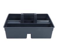 WEKAMOS Panier de Rangement Compartimenté Portable en Plastique, Petite Taille Poignée, Organisateur d'Outils de Nettoyage Multifonction pour Maison et Jardin, Boîte de Nettoyage Manuelle