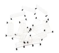 WEKAMOS Panneaux de Signalisation Éducatif 15 Pièces en Plastique Blanc, Jeu Cognitif pour Garçon et Filles, Simulation Route et Parking, D’éveil Pédagogique pour Anniversaire