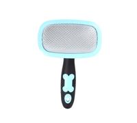 WEKAMOS Peigne Pour Animaux De Compagnie Rotatif à 360°, Outil De Massage Et Nettoyage, Grand Format, Plastique Bleu à Motifs, Toilettage Pour Chiens Et Chats