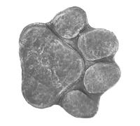 WEKAMOS Pierre Commémorative Résine Forme de Patte pour Animaux Tombeau pour Chien Statue Durable pour Jardin et Pelouse Extérieure Souvenir Animalier Réaliste et Stable