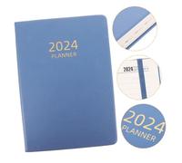 WEKAMOS Planificateur avec Élastique Bleu Calendrier de Organiseur de Tâches et Planning Horaire pour et Travail