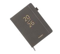 WEKAMOS Planner Organizer Notebook Vertical Daily Monthly Journal With Faux Leather Cover Portable Travel Business Diary