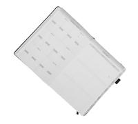 WEKAMOS Planner Vertical Monthly Business Organizer Notebook With Faux Leather Cover Compact Daily Journal For Travel And Office Planning