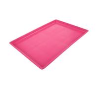 WEKAMOS Plateau de Fond pour Cage d'animaux Réutilisable en Plastique Rose, Design Simple et Lignes Lisses, Adapté pour Lapins et Cochons d'Inde la Maison Jardin