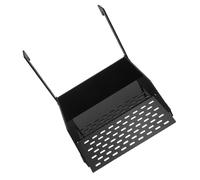 WEKAMOS Plateforme Suspendue pour Grandes Tortues en Acrylique Noir, avec Rampe Antidérapante, Compatible Aquariums 1 Cm, Zone de Repos Multifonction pour Reptiles Aquatiques, Installation