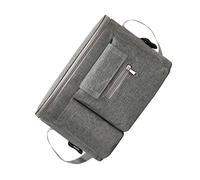 WEKAMOS Pochette à Langer Multifonction Grise pour Poussette Bébé, Paquet à Biberon Suspendu Imperméable, Rangement Pratique pour Maman, Organiseur de Poussette Compact et Léger