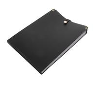 WEKAMOS Pochette à Soufflets Verticale A4 13 Compartiments en Plastique Noir Organiseur Accordéon Extensible pour Documents Importants Chemise Scolaire à Intercalaires Rangement Bureau