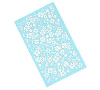 WEKAMOS Pochoir de Sérigraphie pour Pâte Polymère Outil Créatif Réutilisable pour Arts Diy pour Décorations et Projets Manuels