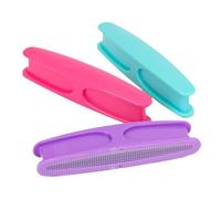 WEKAMOS Poignées à Ventouse pour Règle de Quilting 3 Pcs - Plastique Léger - 12,2 X 2,8 X 2,3 Cm - Outil de Couture Patchwork Ergonomique pour Maintien Stable de Règle,