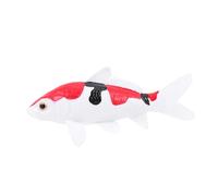 WEKAMOS Poisson Décoratif Plastique pour Décoration de Bureau Ornement Délicat de Carpe Koi Réaliste Modèle Artistique pour Éducation Précoce et Ambiance Maison