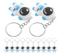 WEKAMOS Porte-clés Structure Anneau Unique Astronaute Mignons Lot de 24 en Pvc Bleu Décoration Polyvalente et Porte-paquet à Dos pour Récompenses en Classe