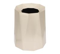 WEKAMOS Poubelle sans Couvercle Dorée Petite Design et Simple Corbeille à Déchets pour Bureau Salon et Chambre Pratique et Spacieuse pour Usage Domestique et Professionnel