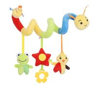 WEKAMOS Poussette Spirale Sensoriel pour Garçon Fille Mois Peluche Suspendue Colorée Éveil pour Lit et Siège Auto Divertissement Portable Polyvalent