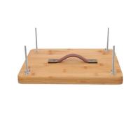 WEKAMOS Presse à Reliure en Bois de Bambou 33×23 Cm Outil Multifonction Manuel Reliure de Livres Presse à Fleurs Protection des Pages Artisanales Portables pour Loisirs Créatifs et Bureau