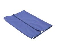 WEKAMOS Protège-matelas Imperméable à Fermeture Éclair pour Incontinence Adulte, Jupe de Matelas Lavable en Polyester Bleu Foncé, Protection Anti-fuite Latérale pour Personnes Âgées