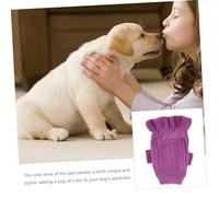 WEKAMOS Pull Chien à Haut Chaud pour Petits Chiens Pull Chihuahua Adorable et Confortable Vêtement Dhiver pour Chiots S