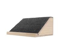 WEKAMOS Rampe pour Chien en Bois Naturel 30x26x15 Cm, Marchepied Intérieur Stable et Léger pour Petits Chiens et Chats, Facilite L’accès en Hauteur, pour Maison Escaliers, Surface Lisse