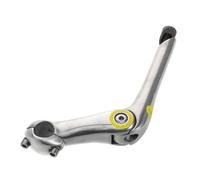 WEKAMOS Rehausseurs de Guidon Réglables 22,2mm pour VTT et Vélos, Argenté | Alliage D'aluminium, Posture Confortable et Support Sûr, Usage Voyage Longue Distance, Rehausse Potence Vtt