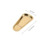 WEKAMOS Repose-cuillère Acier Inoxydable Doré Support Ustensiles de Cuisine Format Porte-louche Stable et Élégant pour Cuillère Spatule et Pince