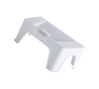 WEKAMOS Repose-Pieds Massant à Rouleaux Compact Blanc, Tabouret De Bureau Multifonctionnel, Support Ergonomique Pieds, pour Salle De Bain Et Bureau