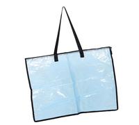 WEKAMOS Sacoche Transparente pour Portfolio Art avec Poignée Organiseur de Rangement pour Peintures et Affiches Dossier Portfolio Sac de Stockage Pratique pour Artistes et Étudiants