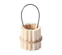 WEKAMOS Seau Bois Miniature pour Décoration de Scène et Accessoire de Maison de Poupée Mini Seau Artisanat et Compact pour Village Noël