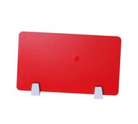 WEKAMOS Séparateur De Bureau Cloison Acrylique 50x30 Cm Rouge Panneau De Séparation Fonction Anti-Perturbation pour Bureau École